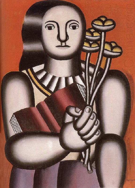 The Woman hold flower, Fernard Leger